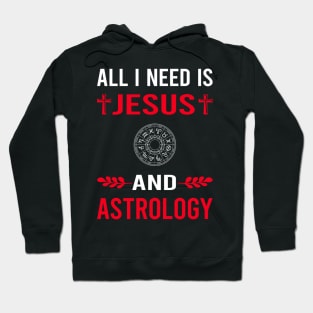 I Need Jesus And Astrology Astrologer Hoodie